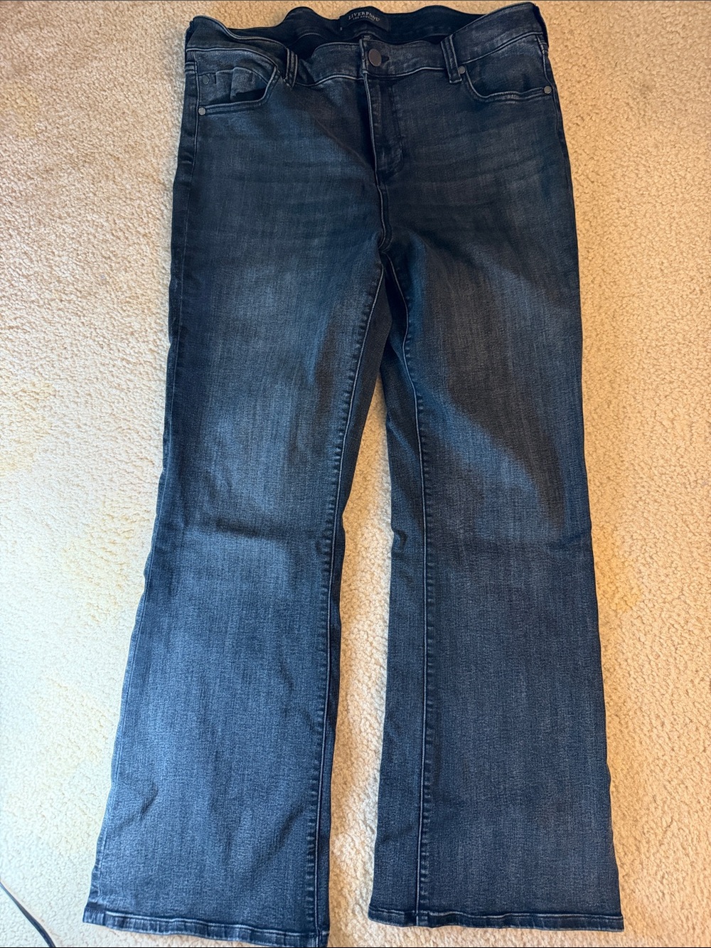 Liverpool Women's Dark Gray Bootcut Jeans